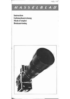 Hasselblad 140-280/5.6 manual. Camera Instructions.